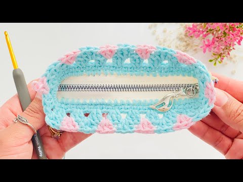 Видео: Сумка крючком на молнии Модель Super Easy!!