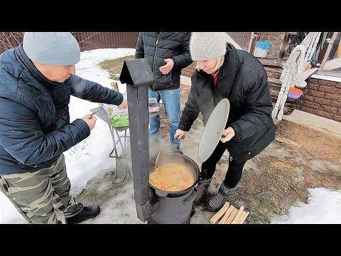 Видео: БАНЯ.. Наготовили 🥓 В гостях у СОСЕДЕЙ