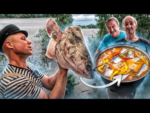 Видео: Вкуснее я не ел!! Уха из огромной головы сома. Липованский рецепт