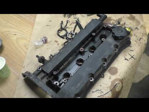 Видео: Течёт масло из под крышки распредвалов Chevrolet Aveo 1.6 .