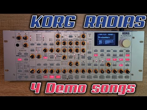 Видео: Korg Radias это синтезатор-вокодер из 2006 года. Небольшой обзор и послушаем 4 Demo songs.