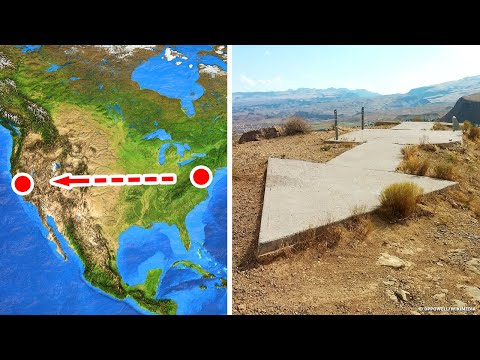 Видео: Зачем нужны гигантские бетонные стрелки по всей территории США?