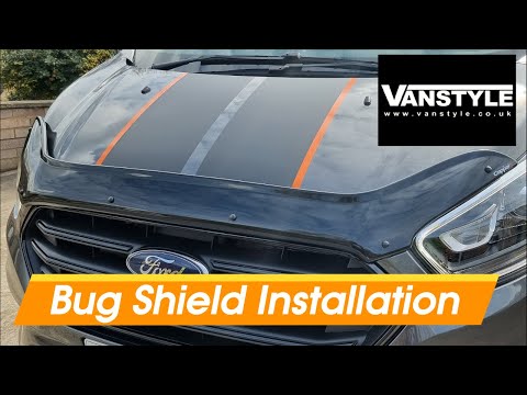 Видео: Как установить дефлектор капота на Ford Transit Custom Sport 2021