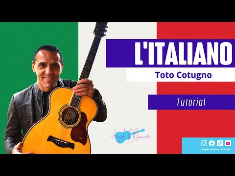 Видео: L'Italiano - Тото Котуньо - Аккорды для гитары