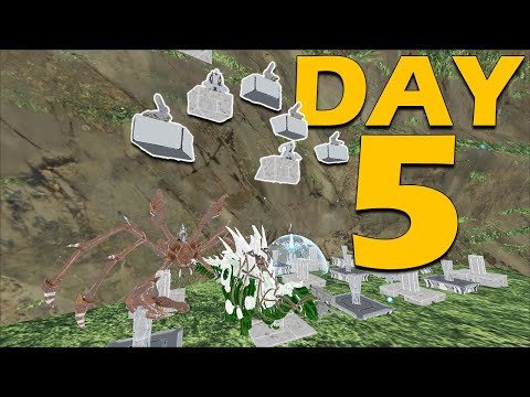 Видео: Три племени попытались совершить набег на нашу островную пещеру! | PvP в Ark