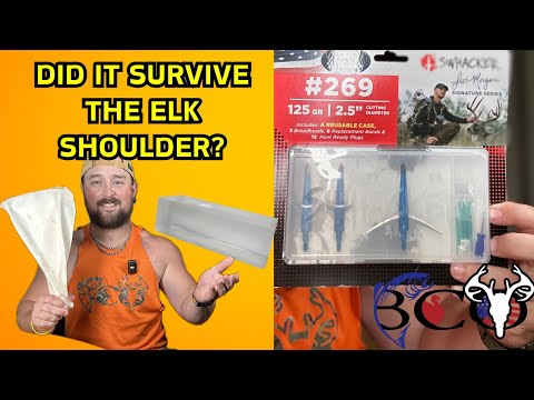 Видео: levi morgan swhacker 2,5-дюймовый разрез лосиная плечевая часть и гель-тест | обзор bco |