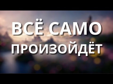 Видео: Не пытайтесь ничего делать и Всё произойдет само