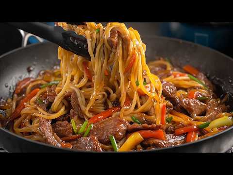 Видео: Я никогда не ел ничего столь вкусного! Паста с овощами и курицей! Просто и вкусно!