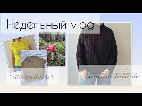 Видео: Недельный влог: долгожданная готовая работа и продвижения.