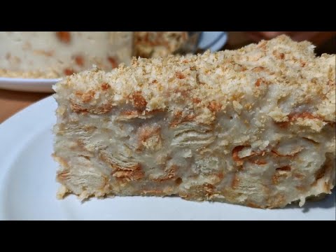 Видео: Самый Вкусный и Быстрый Торт Который Я Когда-Либо Готовила! Нежнейший Торт без Выпечки А-Ля Наполеон