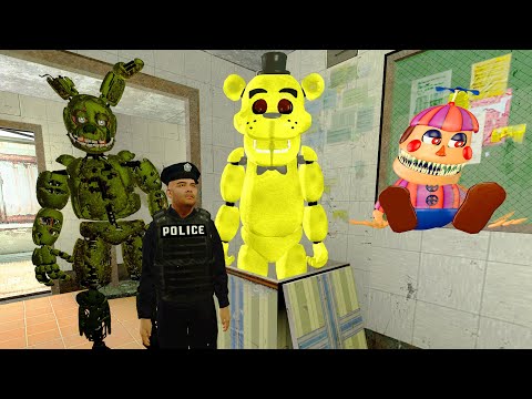 Видео: АНИМАТРОНИКИ ПУГАЮТ ОХРАННИКА FNAF 3 COOP ► Garry's Mod