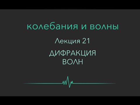 Видео: Колебания и волны. Лекция 21. Дифракция волн