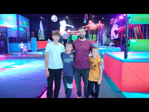 Видео: Мы не ожидали ЭТОГО! Самый безумный батутный парк Финляндии 🤸‍♂️🔥  г.ТАМПЕРЕ