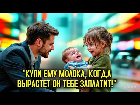 Видео: “Бедная Девочка Попросила У Миллионера Молока: ‘Я Заплачу, Когда Вырасту’… Его Ответ ШОКИРОВАЛ Всех!