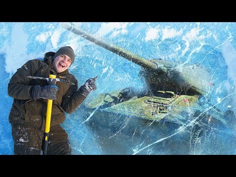 Видео: Нашли ТАНК во льдах с помощью металлоискателя!