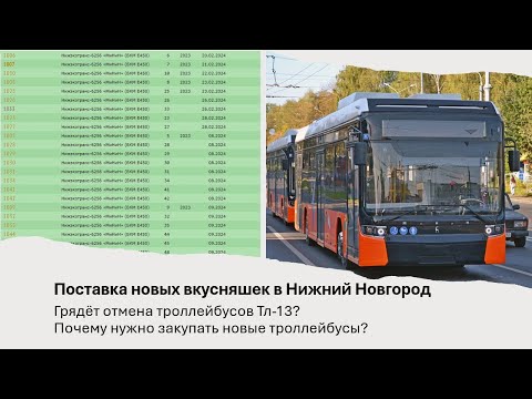 Видео: Очередная поставка Мининых! Нужны ли они городу? Почему все покупают троллейбусы? #электробус