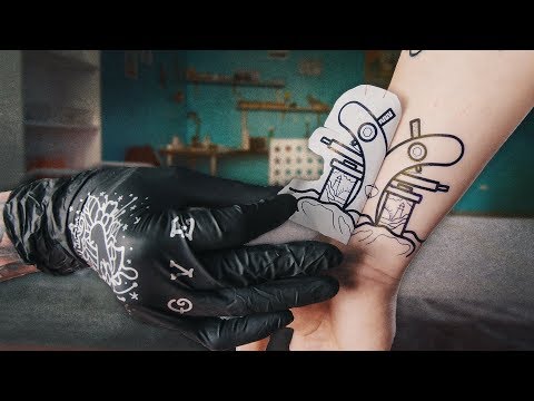 Видео: ВЕСЬ В ТАТУ ч.3: Татуировка машинка для ТАТУ