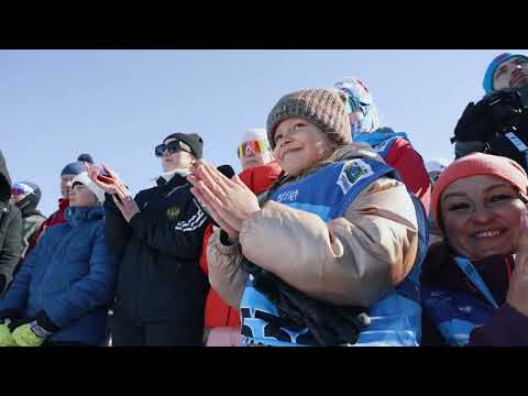 Видео: Visit Ugra Визит Югра Югорский лыжный марафон в Ханты-Мансийске ЮЛМ 2024