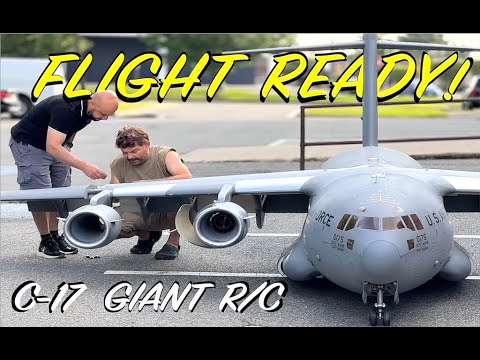 Видео: Спасение гигантского радиоуправляемого самолета C17, видео 14