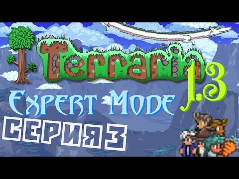 Видео: Terraria 1.3 Expert Mode Co-op С. 3 [Дарёному крюку...]