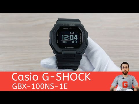 Видео: Сёрферский чёрный / Casio G-SHOCK GBX-100NS-1E