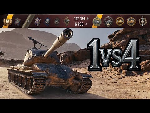 Видео: M-III-Y: 8К урона! 1 против 4 с 33 ХП | World of Tanks