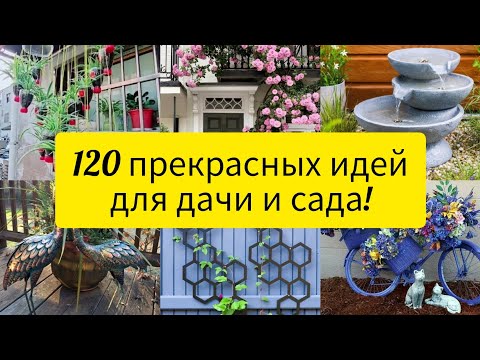 Видео: 120 прекрасных идей для дачи и сада! Идеи для вдохновения! //120 beautiful ideas for garden
