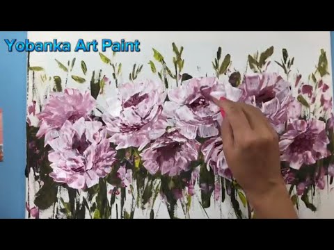 Видео: Абстрактная живопись акрилом / Рисую ТОЛЬКО картой