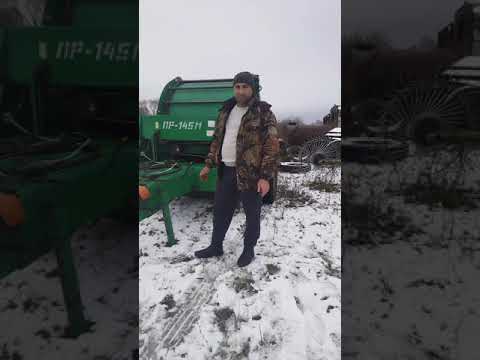 Видео: Отзыв о пресс-подборщика ПР- 145М  УНИСИБМАШ
