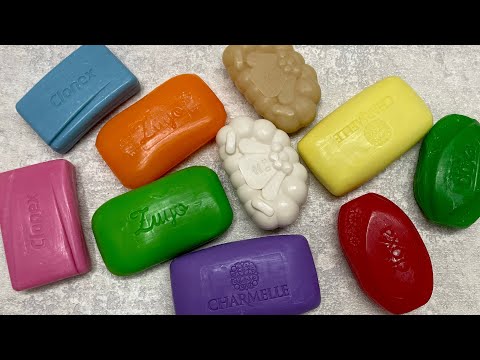 Видео: Dry soap cutting 💛💚💜🧡💙❤️/ Резка сухого мыла «мыльные братья» / ASMR