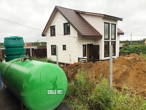 Видео: Отопление газгольдер