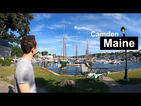 Видео: Июль в Камдене, штат Мэйн