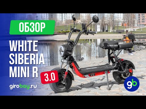 Видео: WHITE SIBERIA MINI R версия 3.0 - бодрый электроскутер от известного производителя!