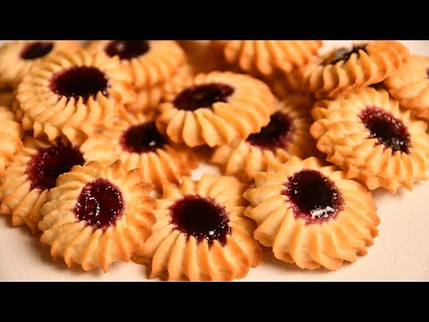 Видео: ПРОСТОЕ ПЕСОЧНОЕ ПЕЧЕНЬЕ С ВАРЕНЬЕМ. Бакинское курабье