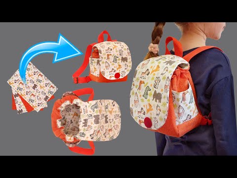 Видео: Как легко сшить маленький рюкзак - подробный мастер класс!