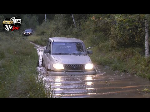 Видео: Suzuki Jimny, Opel Frontera и УАЗ Патриот Пикап на покатушках в день джипера 12 сентября