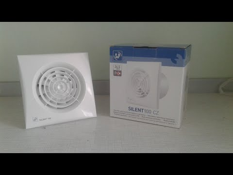 Видео: Малошумный вытяжной вентилятор Soler and Palau Silent 100 CZ:  распаковка и тест