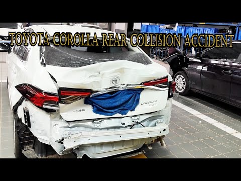 Видео: Ремонт задней части автомобиля Тойота Королла!