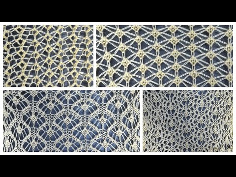 Видео: Ажурные узоры по перфокарте или файйлу