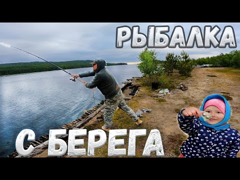 Видео: Рыбалка на заливе Белого моря с берега.