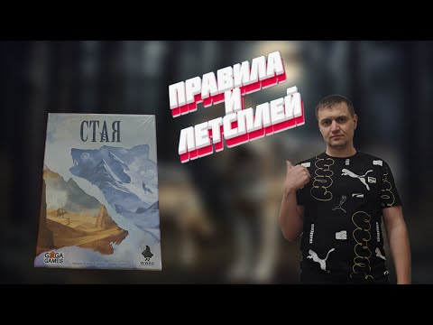 Видео: Настольная игра СТАЯ от GaGa Games. Правила, летсплей и мнение