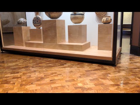 Видео: Великий шедевр плотницкого искусства на деревянном полу, музей CDMX