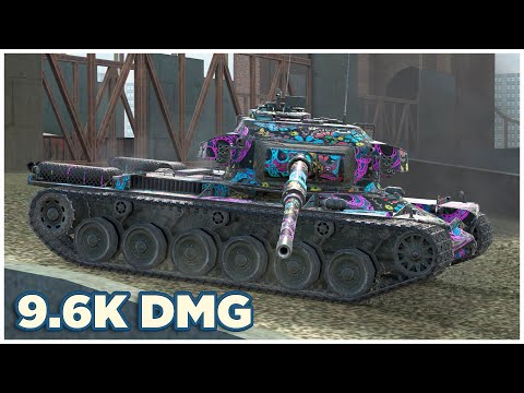 Видео: Strv K • 9.6К УРОНА • 5 ФРАГОВ • WoT Blitz