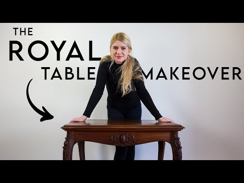 Видео: Старинный французский стол ROYAL Makeover