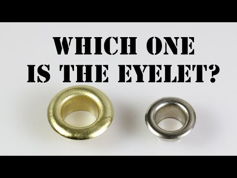 Видео: Как установить люверсы и люверсы