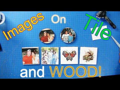 Видео: УДИВИТЕЛЬНЫЙ СДЕЛАЙ САМ! Изображения на плитке и дереве | Бумага для быстрой печати RixCanDoIt