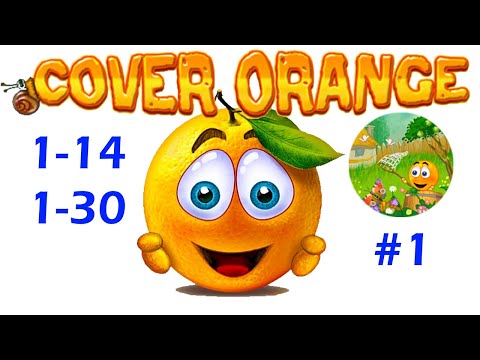 Видео: Cover Orange 1 часть. Спасаем Апельсинчик от Тучки. 14-30 уровни