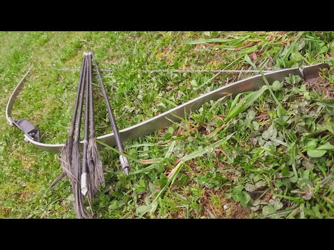 Видео: Making a Bow from leaf spring (из рессоры)