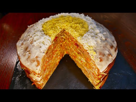 Видео: ПЕЧЕНОЧНЫЙ ТОРТ Самый Удачный Вкусный Рецепт Закусочный Торт из куриной печени