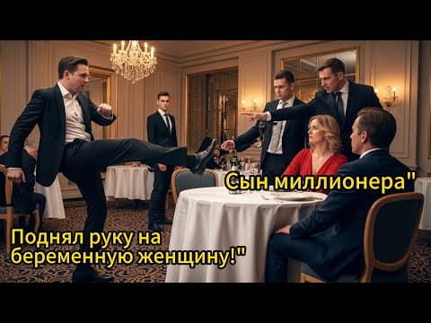 Видео: Сын Миллионера Поднял Руку На Беременную Женщину… Но Муж Оказался Тем, Кого Боялись Все!